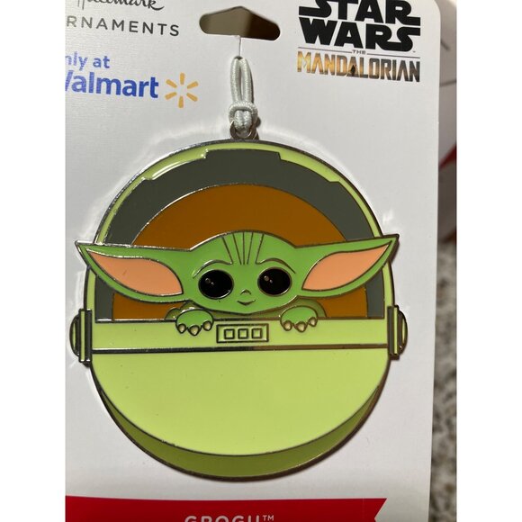 Star Wars The Mandalorian Grogu Christmas Tree Ornament - Picture 3 of 8
